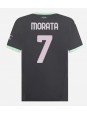 AC Milan Alvaro Morata #7 Ausweichtrikot 2024-25 Kurzarm